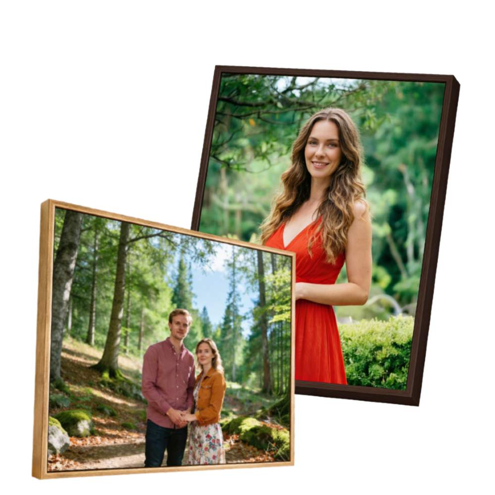 Фотография на холсте в раме