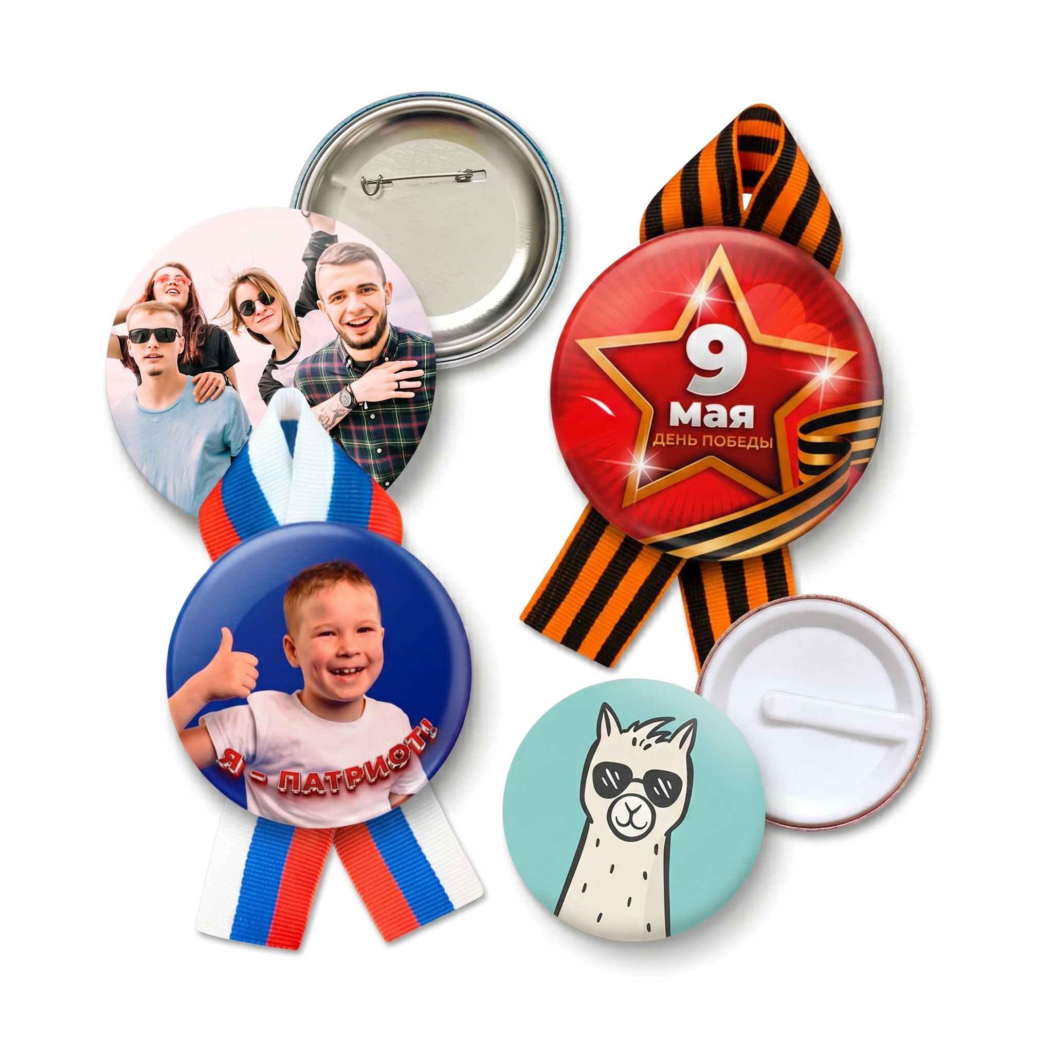 Печать на значках