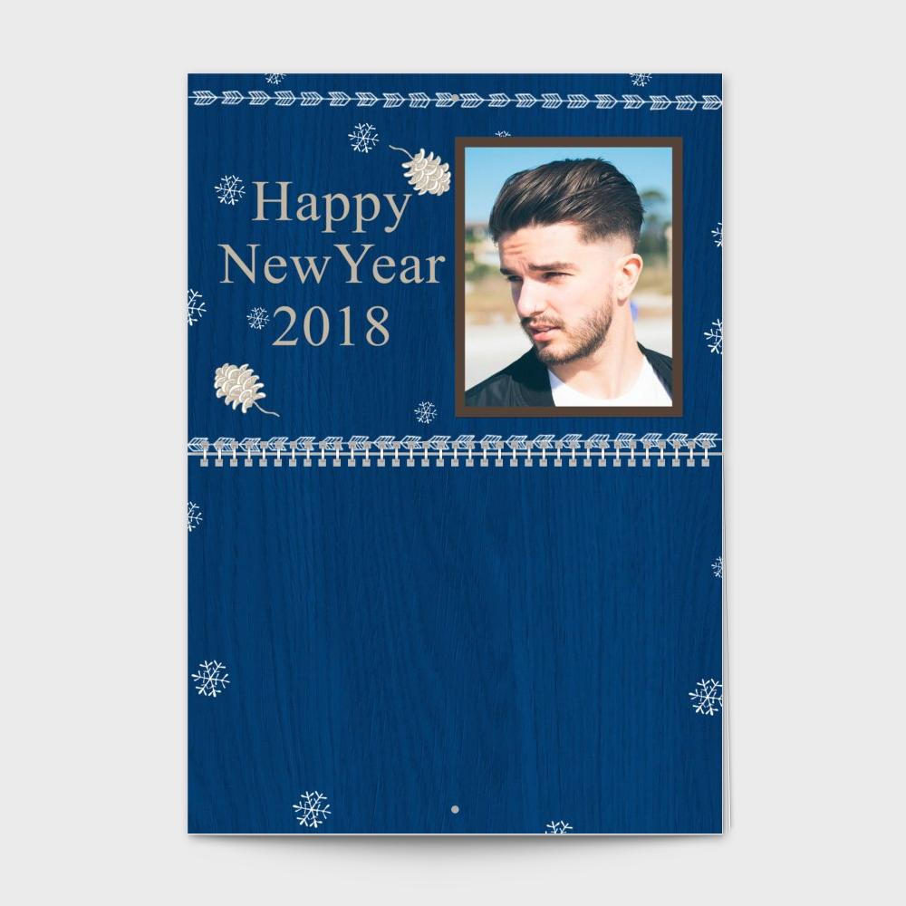 Настенный двусторонний перекидной календарь A3 «Happy New Year - 2018» Настенный двусторонний перекидной календарь A3 «Happy New Year - 2018»
