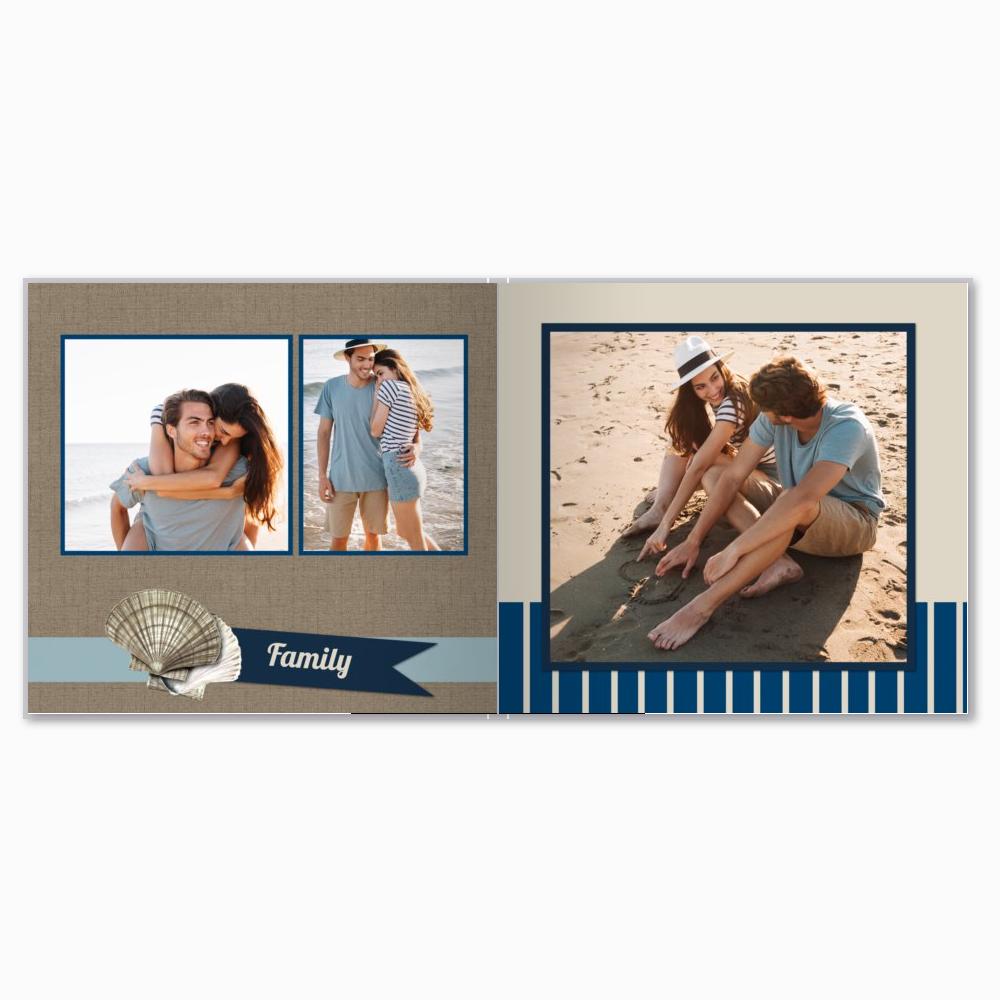Фотокнига Люкс Шёлк 21х21 см c шаблоном «Happy holidays» Фотокнига Люкс Шёлк 21х21 см c шаблоном «Happy holidays»