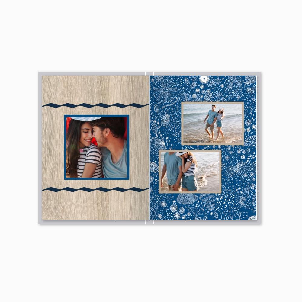 Фотокнига Люкс Шёлк 15х21 см c шаблоном «Happy holidays» Фотокнига Люкс Шёлк 15х21 см c шаблоном «Happy holidays»