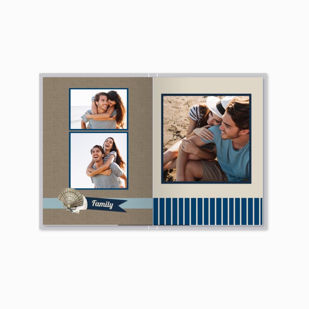 Фотокнига Люкс Шёлк 15х21 см c шаблоном «Happy holidays» Фотокнига Люкс Шёлк 15х21 см c шаблоном «Happy holidays»