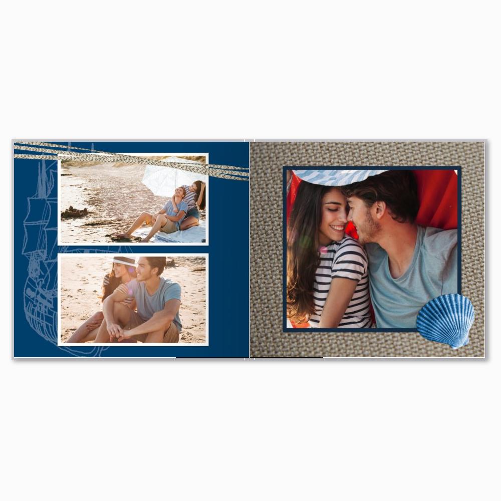 Фотокнига Люкс Шёлк 21х21 см c шаблоном «Happy holidays» Фотокнига Люкс Шёлк 21х21 см c шаблоном «Happy holidays»
