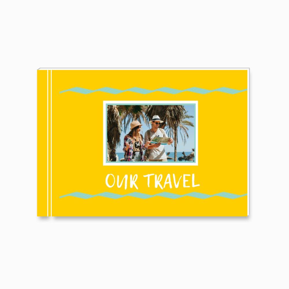 Принтбук стандартный 30х21 см c шаблоном «Ourtravel» Принтбук стандартный 30х21 см c шаблоном «Ourtravel»