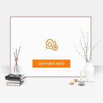 Фотография на холсте 80х60 в парящей теневой рамке молочно-белого цвета