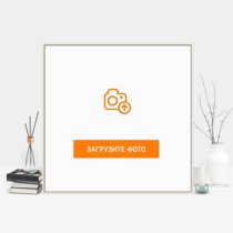 Фотография на холсте 80х80 в парящей теневой рамке молочно-белого цвета