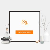 Фотография на холсте 60х60 в парящей теневой рамке цвета венге