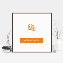 Фотография на холсте 70х70 в парящей теневой рамке цвета венге