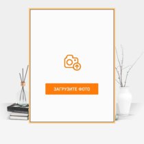 Фотография на холсте 60х80 в парящей теневой рамке цвета античное золото