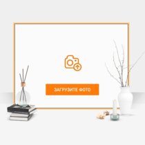 Фотография на холсте 80х60 в парящей теневой рамке цвета античное золото