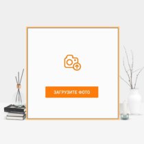 Фотография на холсте 80х80 в парящей теневой рамке цвета античное золото