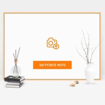 Фотография на холсте 100х75 в парящей теневой рамке цвета античное золото