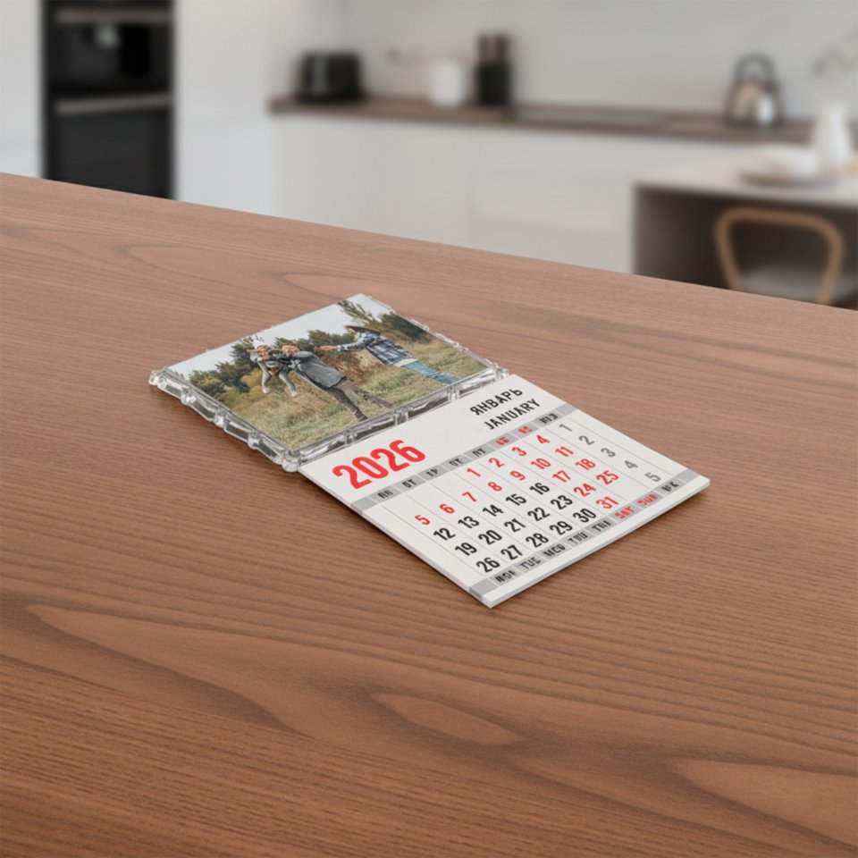 Магнитный календарь 11х17,5 с отрывным блоком на 2026 год