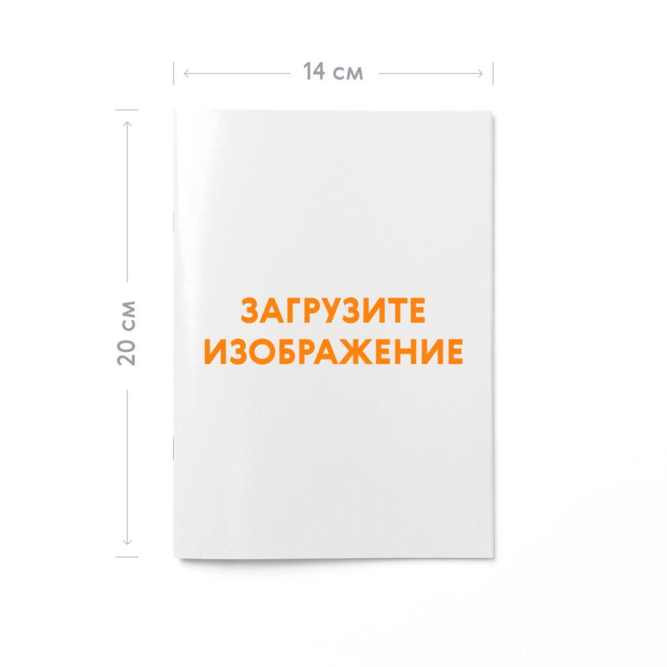 Печать чёрно-белой брошюры на офисной бумаге на скрепках с цветной плотной обложкой