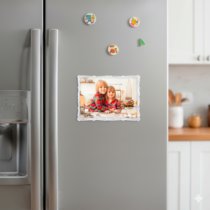 Акриловый магнит в фигурной рамке 11х8 см с печатью на фотовставке