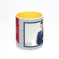 Желтая кружка с фотопечатью