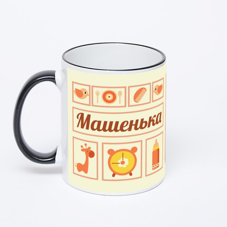 Печать на кружке-хамелеоне