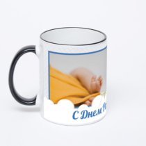 Печать на кружке-хамелеоне