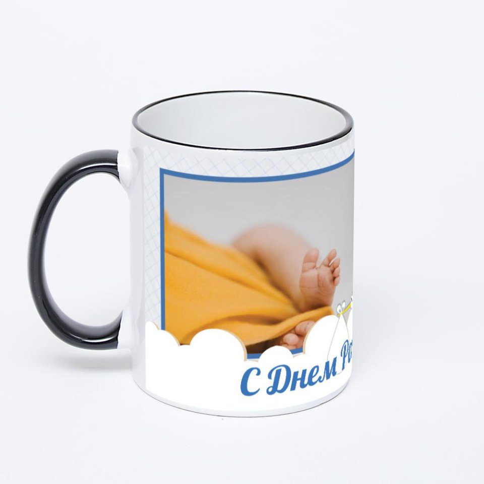 Печать на кружке-хамелеоне