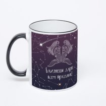 Печать на кружке-хамелеоне