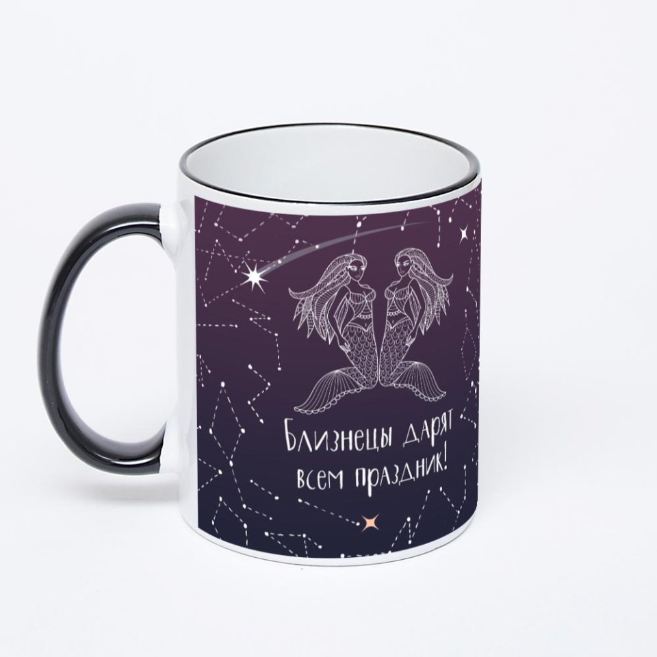 Печать на кружке-хамелеоне