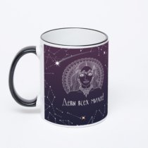 Печать на кружке-хамелеоне