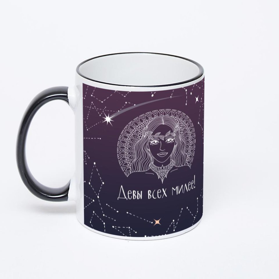 Печать на кружке-хамелеоне