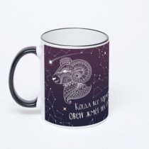 Печать на кружке-хамелеоне