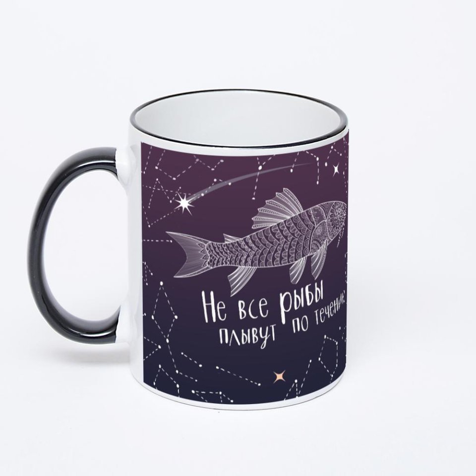 Печать на кружке-хамелеоне