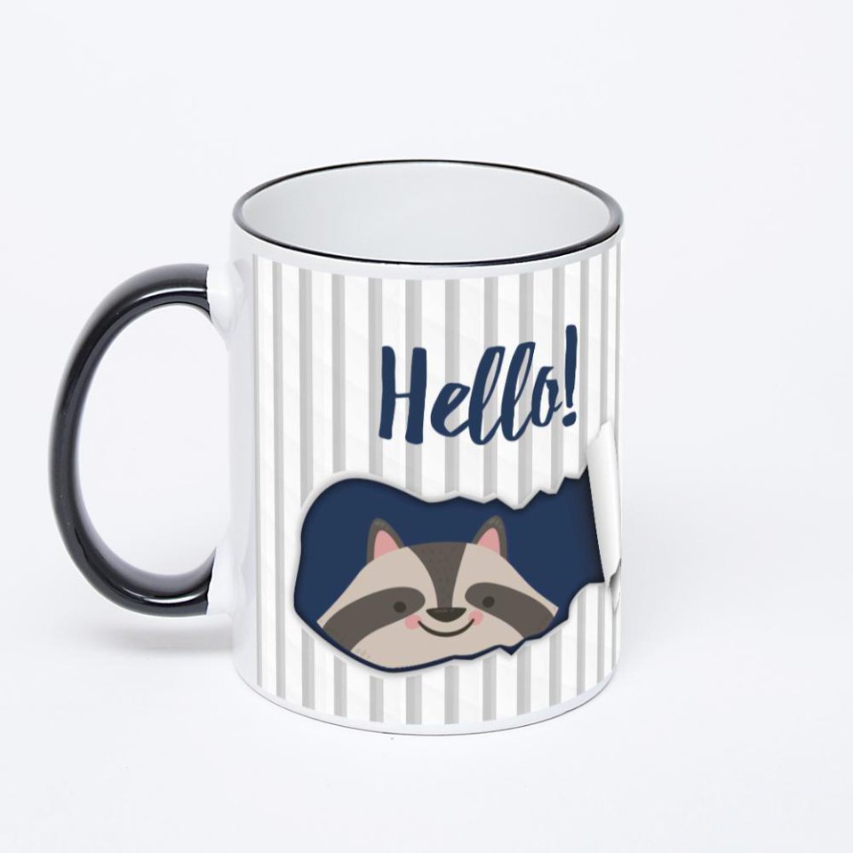 Печать на кружке-хамелеоне