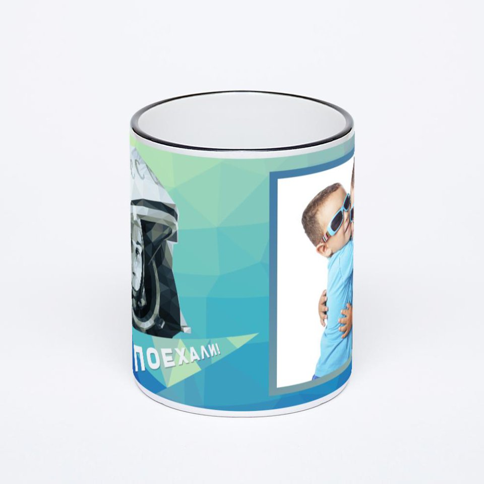 Печать на кружке-хамелеоне