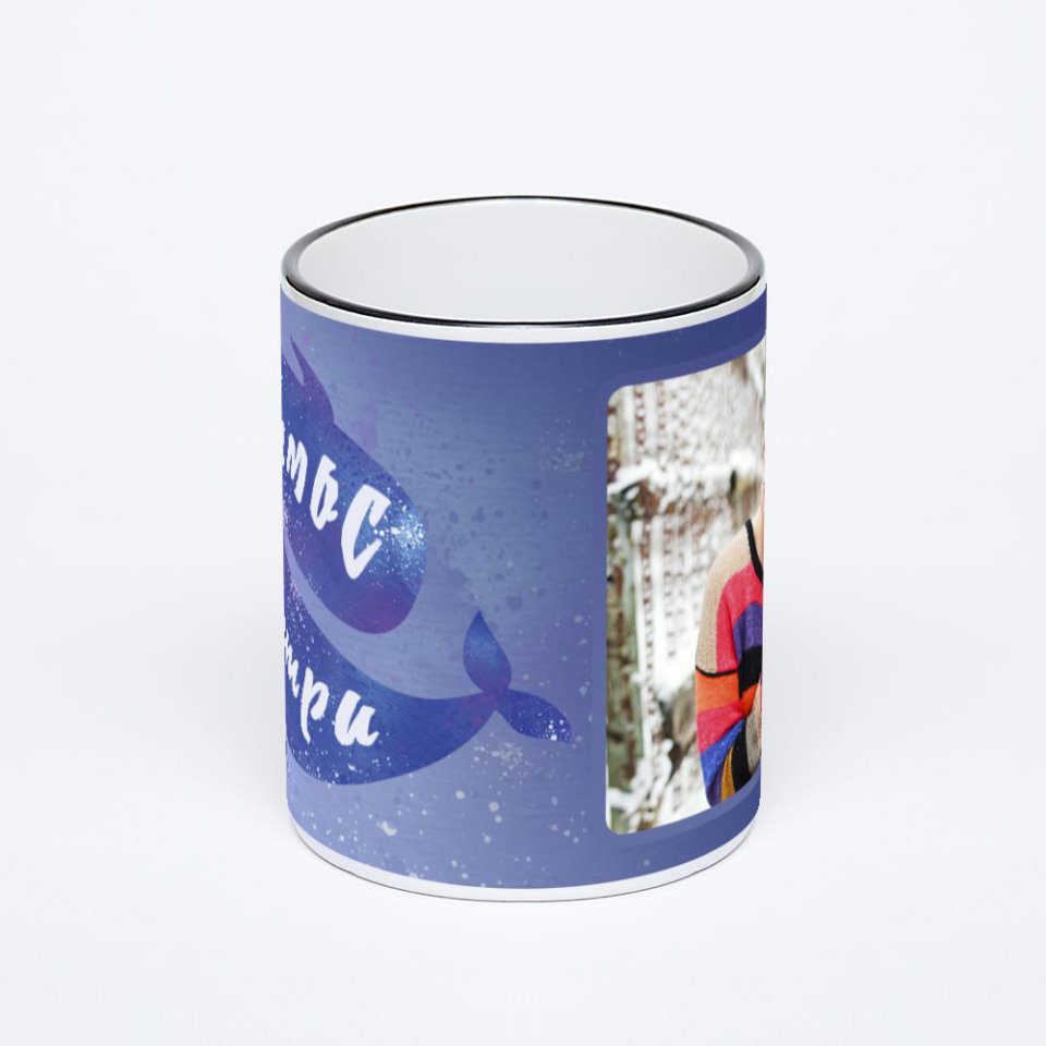 Печать на кружке-хамелеоне