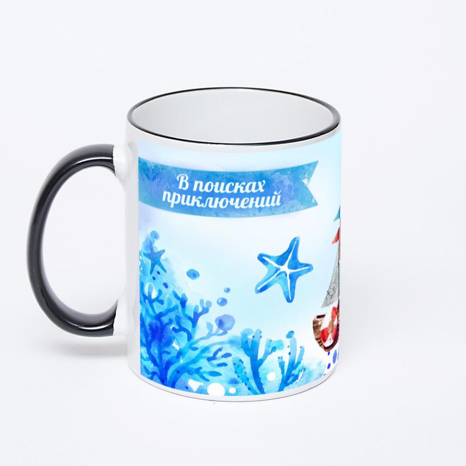 Печать на кружке-хамелеоне