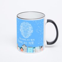 Печать на кружке-хамелеоне