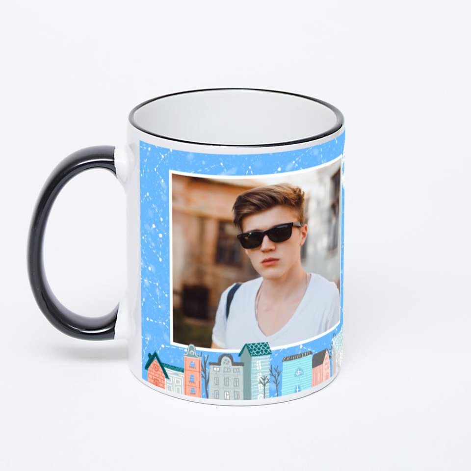 Печать на кружке-хамелеоне