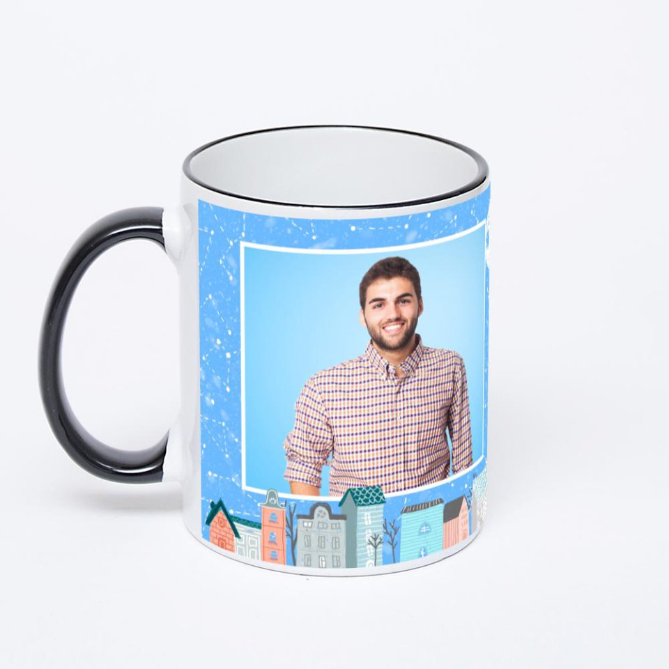 Печать на кружке-хамелеоне