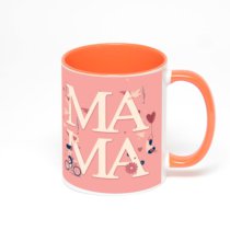 Оранжевая кружка с фотопечатью