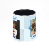 Чёрная кружка с фотопечатью