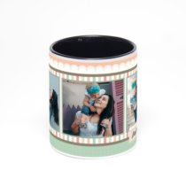 Чёрная кружка с фотопечатью