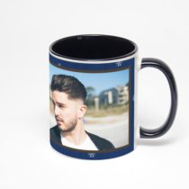 Чёрная кружка с фотопечатью