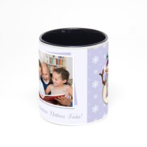 Чёрная кружка с фотопечатью