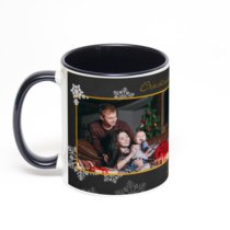 Чёрная кружка с фотопечатью