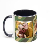 Чёрная кружка с фотопечатью