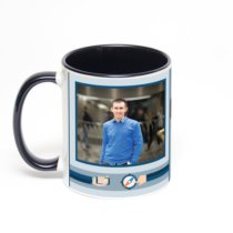 Чёрная кружка с фотопечатью