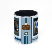 Чёрная кружка с фотопечатью