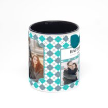 Чёрная кружка с фотопечатью