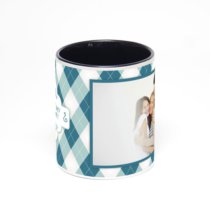 Чёрная кружка с фотопечатью