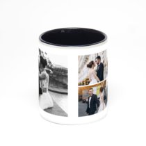 Чёрная кружка с фотопечатью