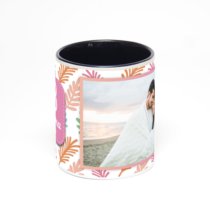 Чёрная кружка с фотопечатью