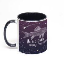 Чёрная кружка с фотопечатью